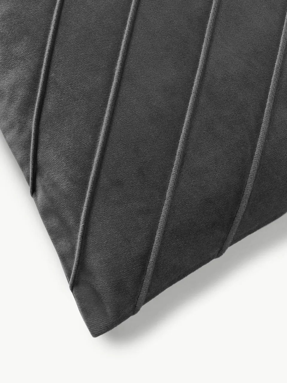 Fluwelen kussenhoes Leyla met structuurpatroon^Westwing Collection Outlet