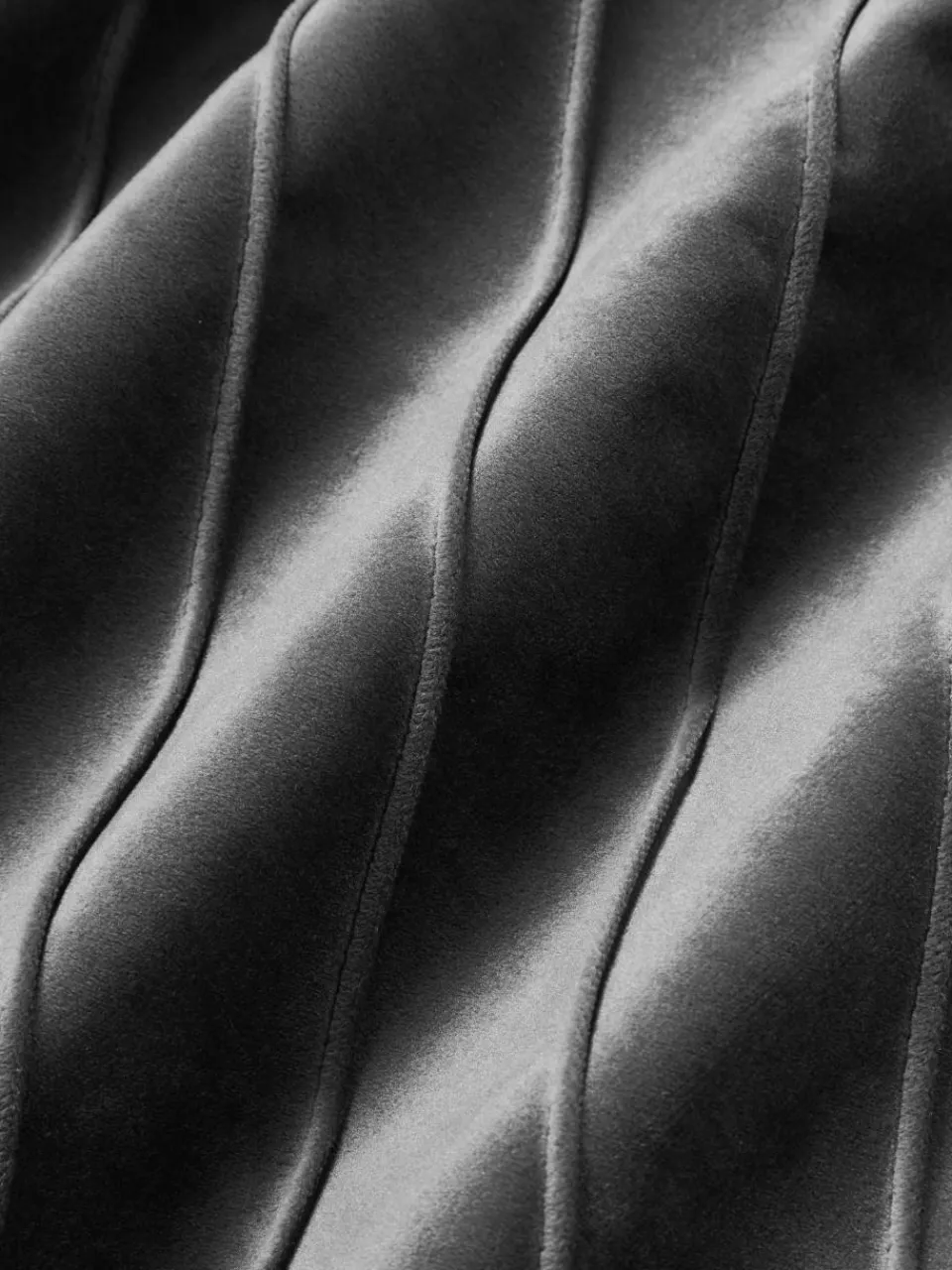 Fluwelen kussenhoes Leyla met structuurpatroon^Westwing Collection Outlet