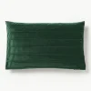 Fluwelen kussenhoes Lola met structuurpatroon^Westwing Collection Sale