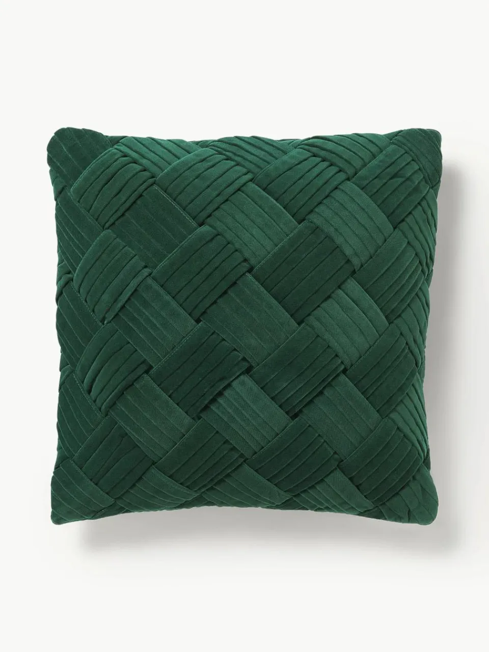 Fluwelen kussenhoes Sina met structuurpatroon^Westwing Collection Discount