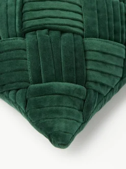 Fluwelen kussenhoes Sina met structuurpatroon^Westwing Collection Discount