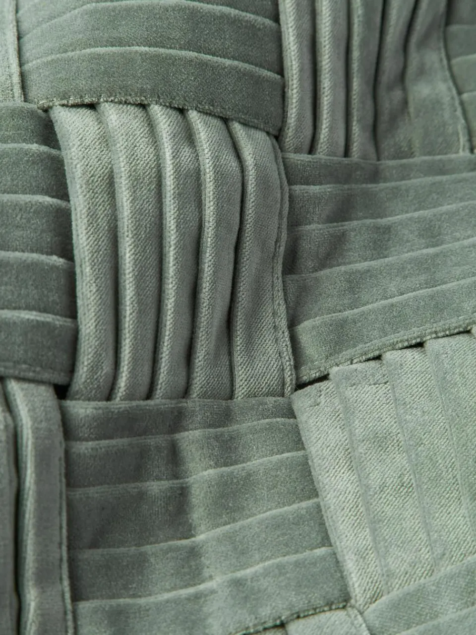 Fluwelen kussenhoes Sina met structuurpatroon^Westwing Collection Best
