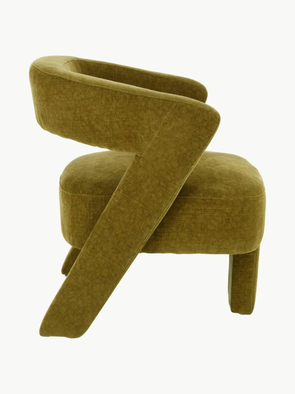 Fluwelen loungefauteuil Jagger^Ellos Home Outlet