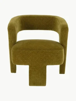 Fluwelen loungefauteuil Jagger^Ellos Home Outlet