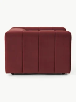 Fluwelen loungefauteuil Lena^Westwing Collection Hot