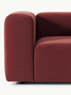 Fluwelen loungefauteuil Lena^Westwing Collection Hot