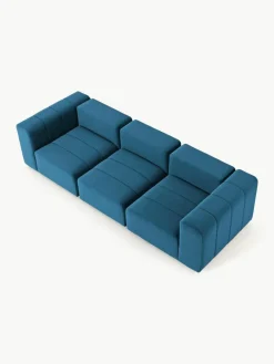 Fluwelen modulaire bank Lena (4-zits)^Westwing Collection Fashion