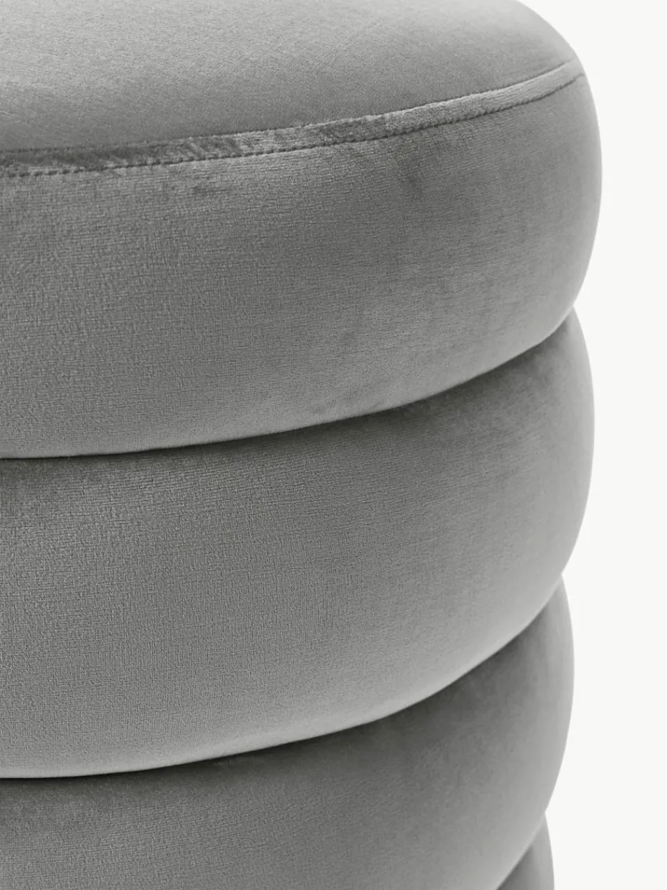 Fluwelen poef Alto^Westwing Collection Outlet
