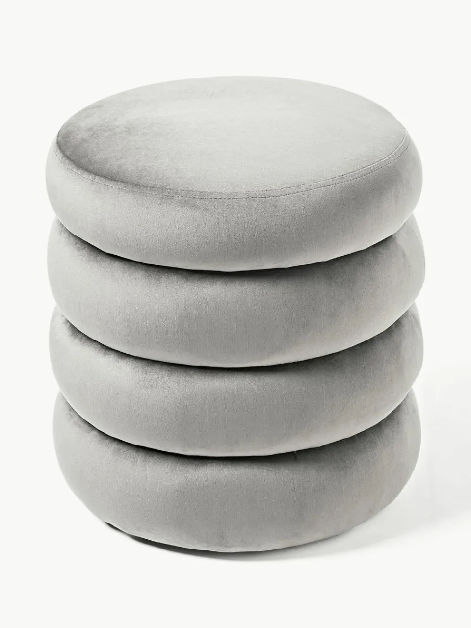 Fluwelen poef Alto met opbergruimte^Westwing Collection Online