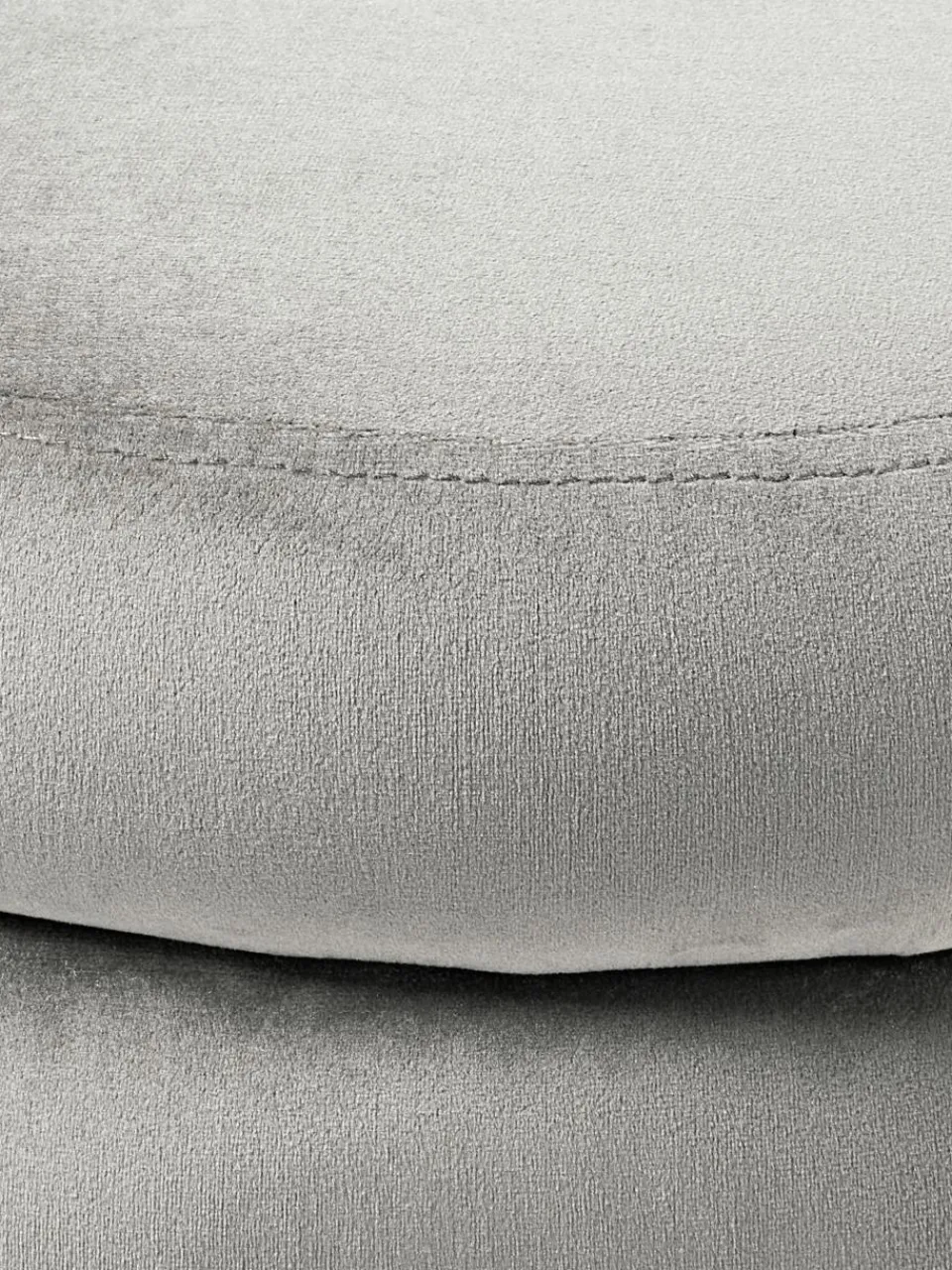 Fluwelen poef Alto met opbergruimte^Westwing Collection Online