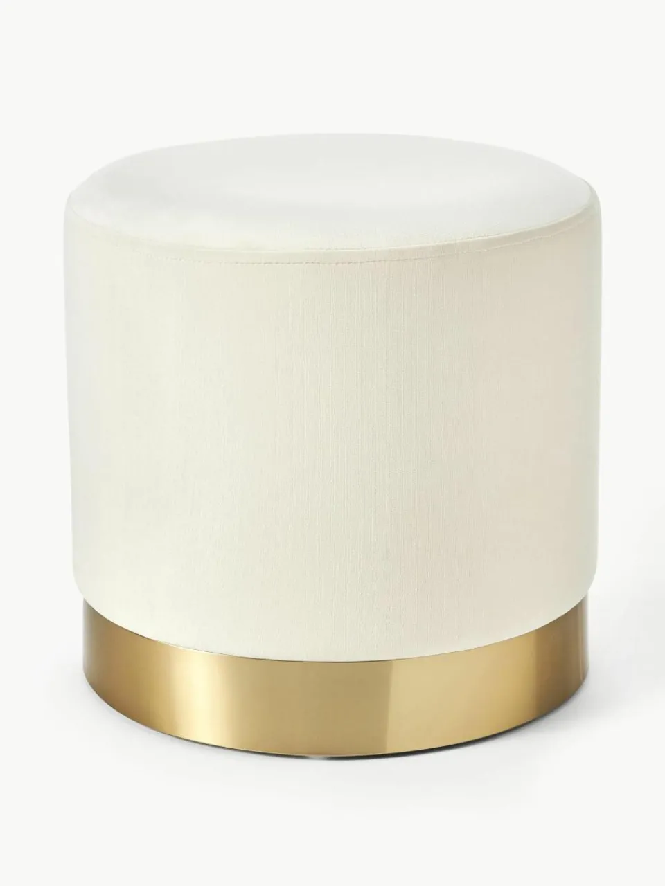 Fluwelen poef Orchid^Westwing Collection Online