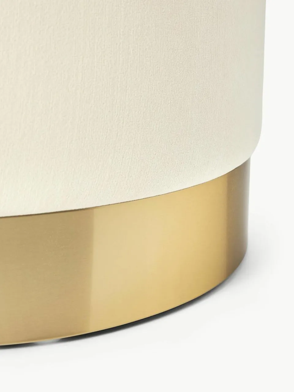 Fluwelen poef Orchid^Westwing Collection Online