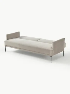 Fluwelen slaapbank Fluente (3-zits)^Westwing Collection New
