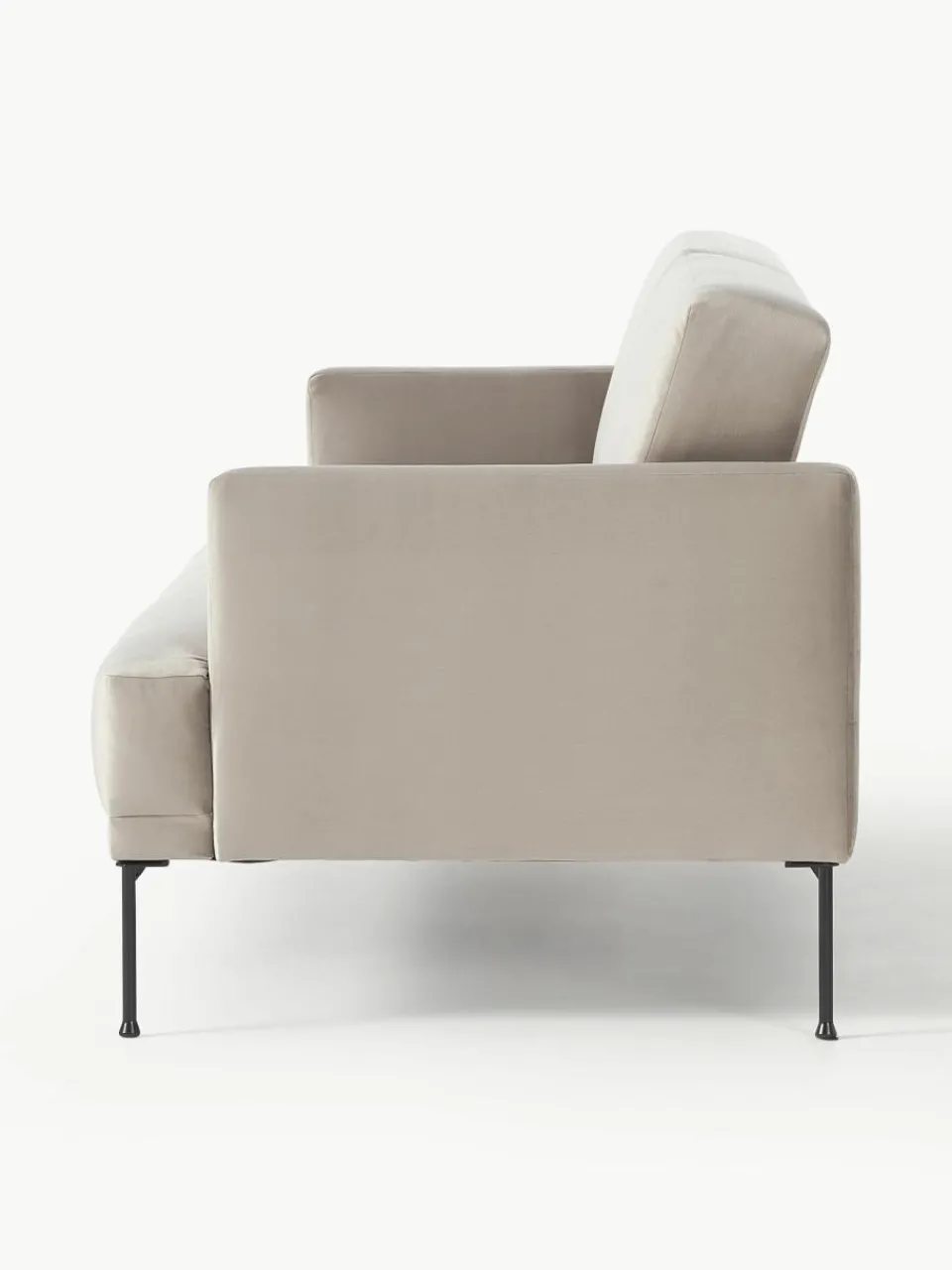 Fluwelen slaapbank Fluente (3-zits)^Westwing Collection New