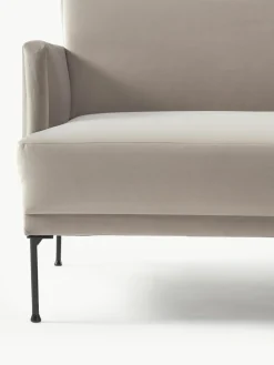 Fluwelen slaapbank Fluente (3-zits)^Westwing Collection New