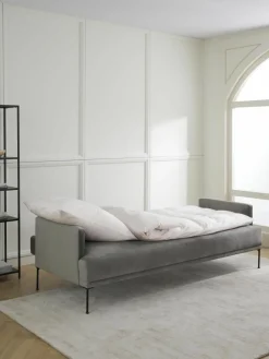 Fluwelen slaapbank Fluente (3-zits)^Westwing Collection Outlet