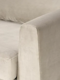 Fluwelen slaapbank Luna (3-zits) met matras^Westwing Collection Fashion