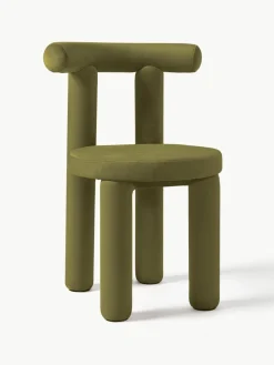 Fluwelen stoel Calan^Westwing Collection Outlet