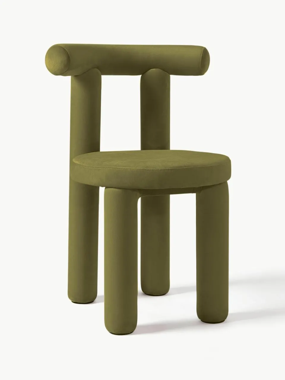 Fluwelen stoel Calan^Westwing Collection Outlet
