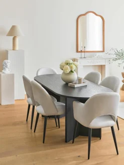 Fluwelen stoel Rachel^Westwing Collection Sale