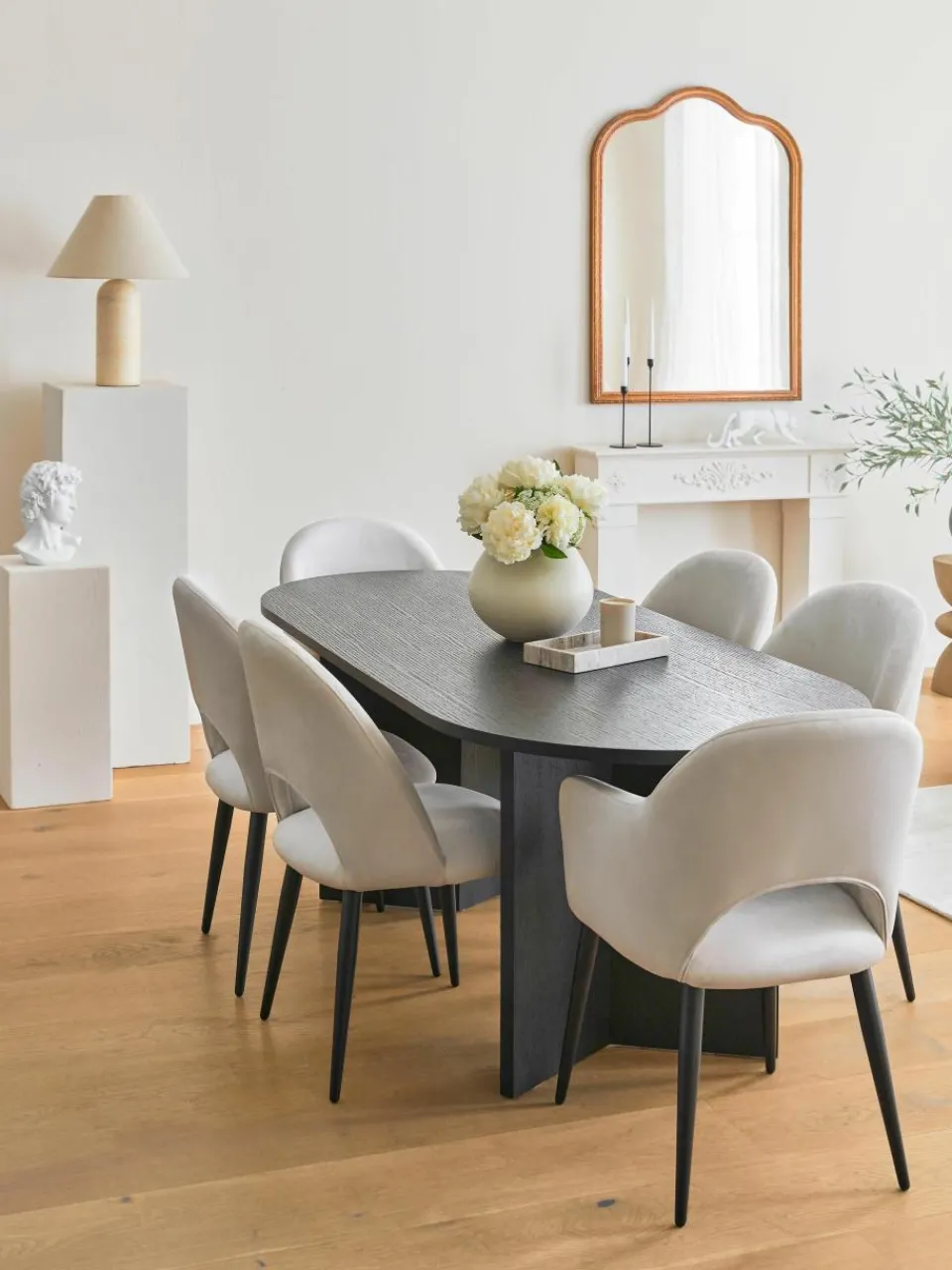 Fluwelen stoel Rachel^Westwing Collection Sale