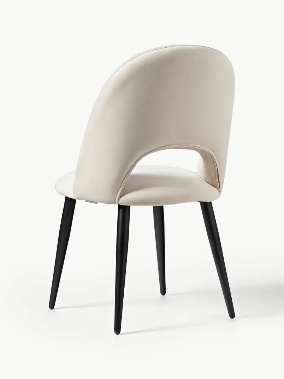 Fluwelen stoel Rachel^Westwing Collection Sale