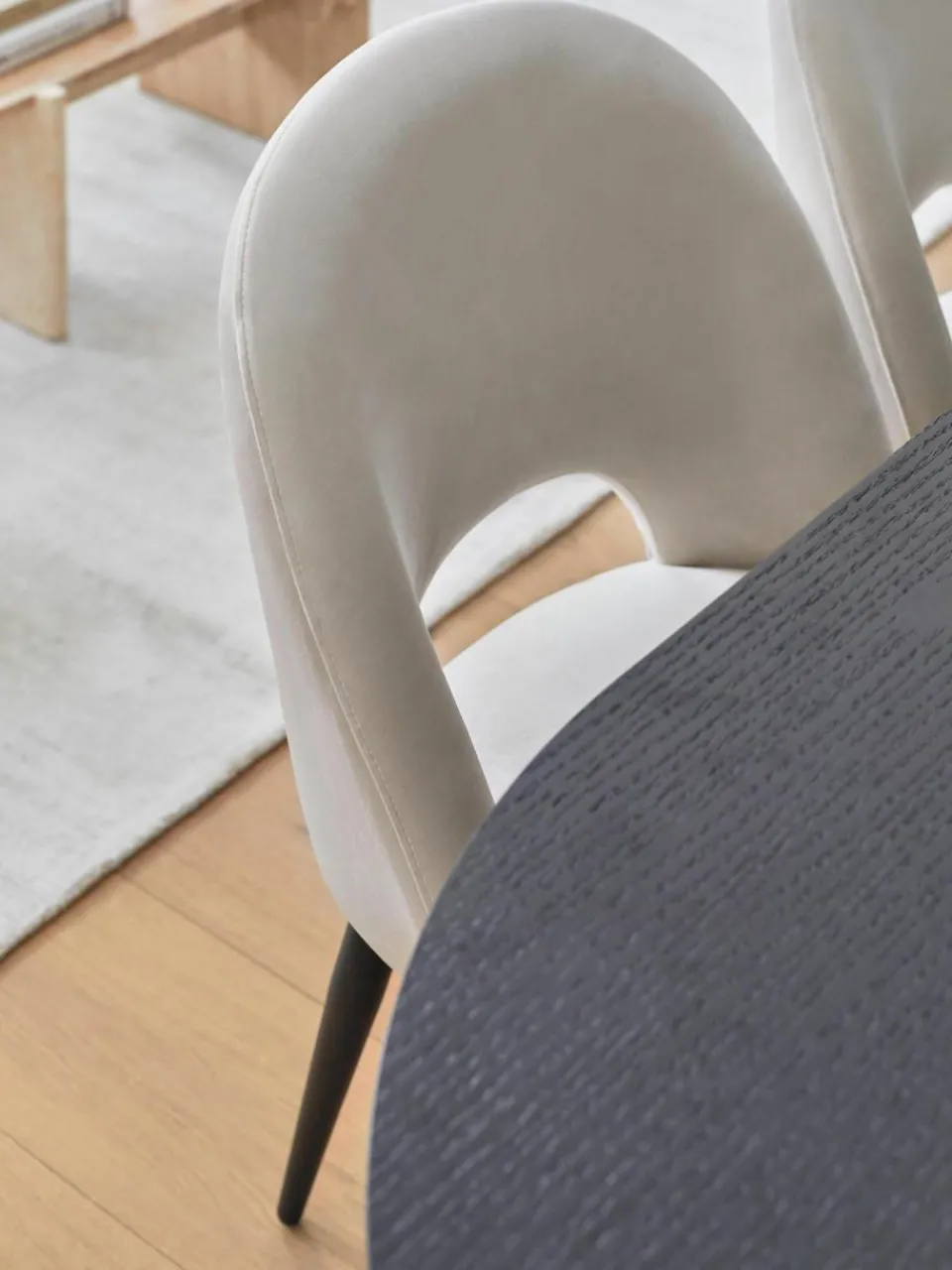 Fluwelen stoel Rachel^Westwing Collection Sale