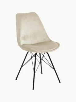 Fluwelen stoelen Eris, 2 stuks^Westwing Online
