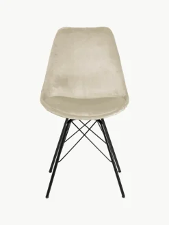 Fluwelen stoelen Eris, 2 stuks^Westwing Online