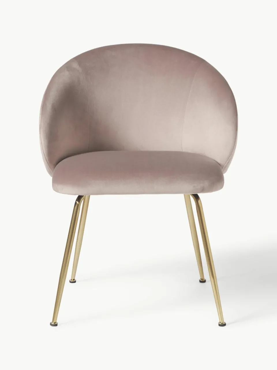 Fluwelen stoelen Luisa, 2 stuks^Westwing Collection Fashion