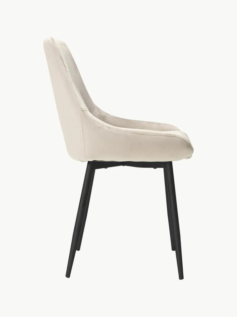 Fluwelen stoelen Sierra, 2 stuks^Rowico New