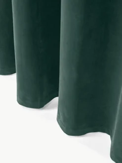 Fluwelen verduisteringsgordijn Rush met oogjes, 2 stuks^Westwing Collection Fashion