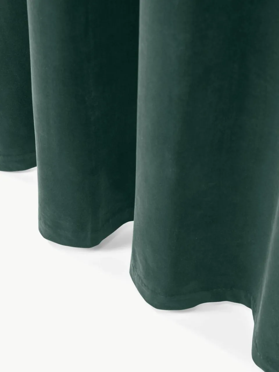 Fluwelen verduisteringsgordijn Rush met oogjes, 2 stuks^Westwing Collection Fashion