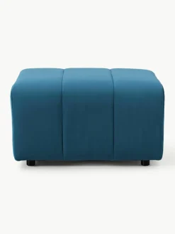Fluwelen voetenbank Lena^Westwing Collection Sale