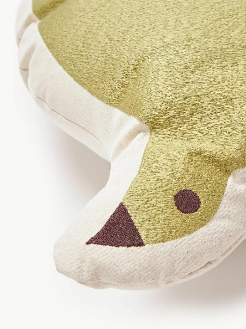 Geborduurd kussen Swif Bird van biokatoen^ferm LIVING Kids Outlet