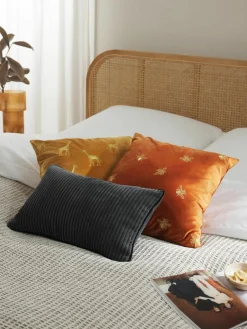 Geborduurde fluwelen kussenhoes Elefco^Westwing Collection Outlet