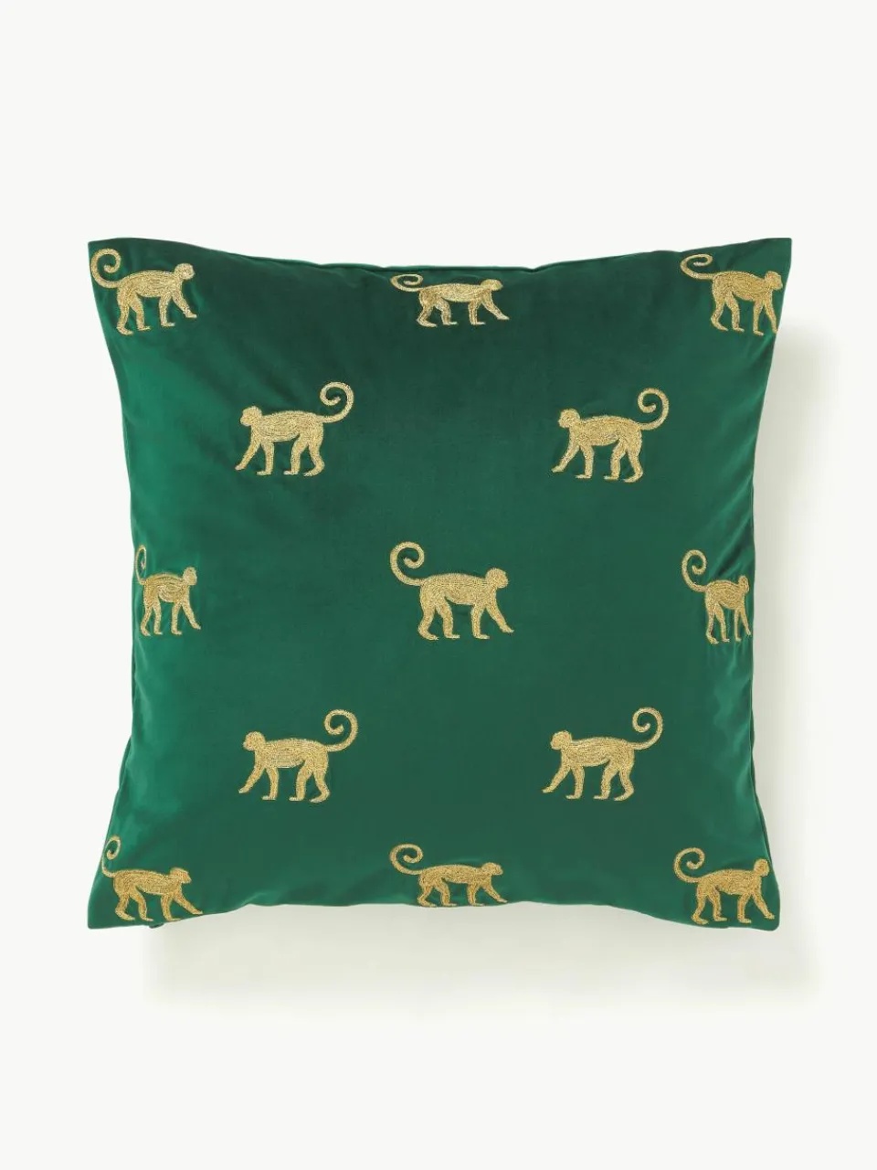 Geborduurde fluwelen kussenhoes Legong^Westwing Collection Outlet