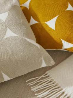 Geborduurde katoenen kussenhoes Bardia^Westwing Collection Best