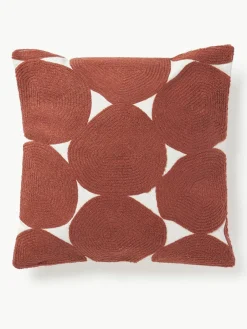 Geborduurde katoenen kussenhoes Bardia^Westwing Collection Hot