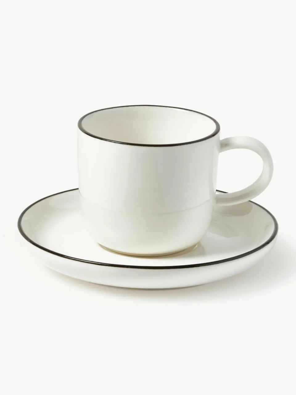 Geborduurde katoenen perkal kussensloop Rudy met kerstmotieven^Westwing Collection Online