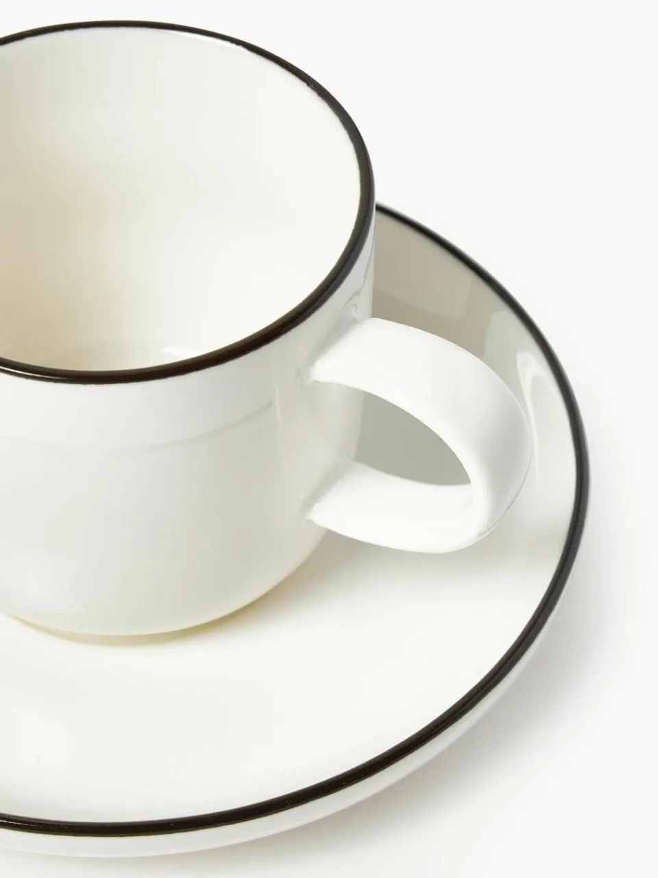 Geborduurde katoenen perkal kussensloop Rudy met kerstmotieven^Westwing Collection Online