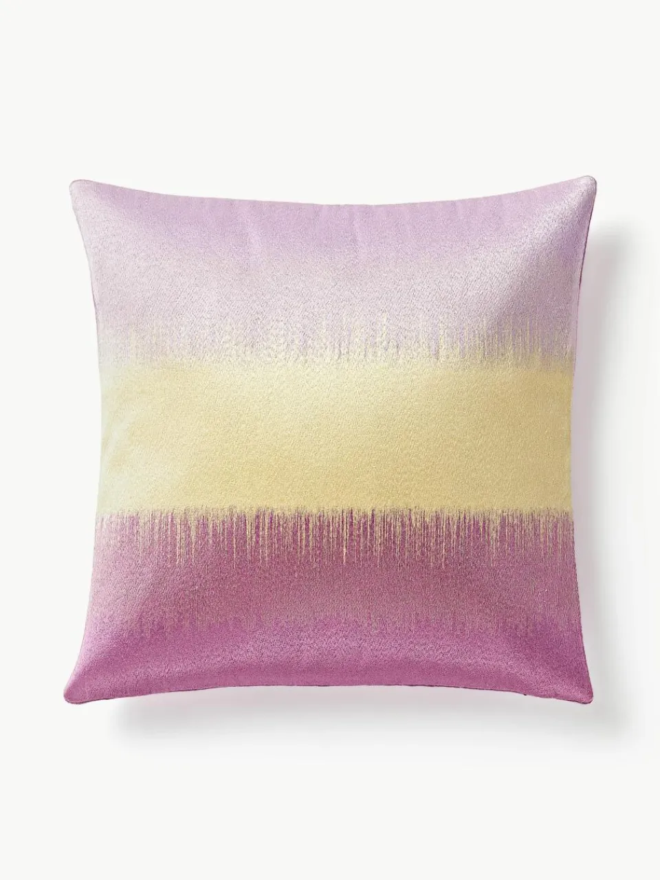 Geborduurde kussenhoes Kelby met kleurverloop^Westwing Collection Hot