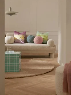 Geborduurde kussenhoes Kelby met kleurverloop^Westwing Collection Hot
