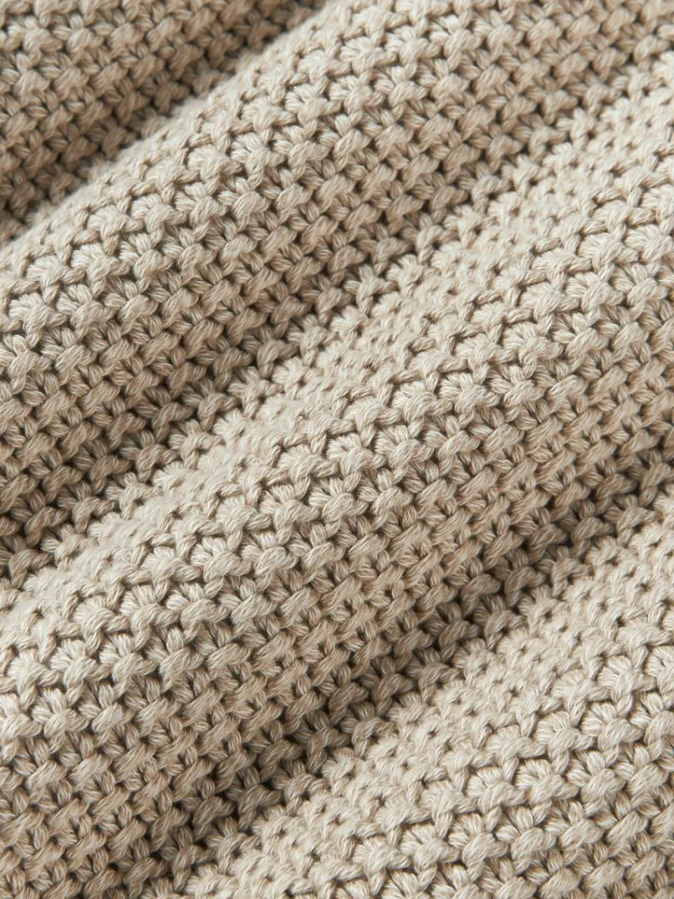 Gebreide kussenhoes Molly met pompoms^Westwing Collection New