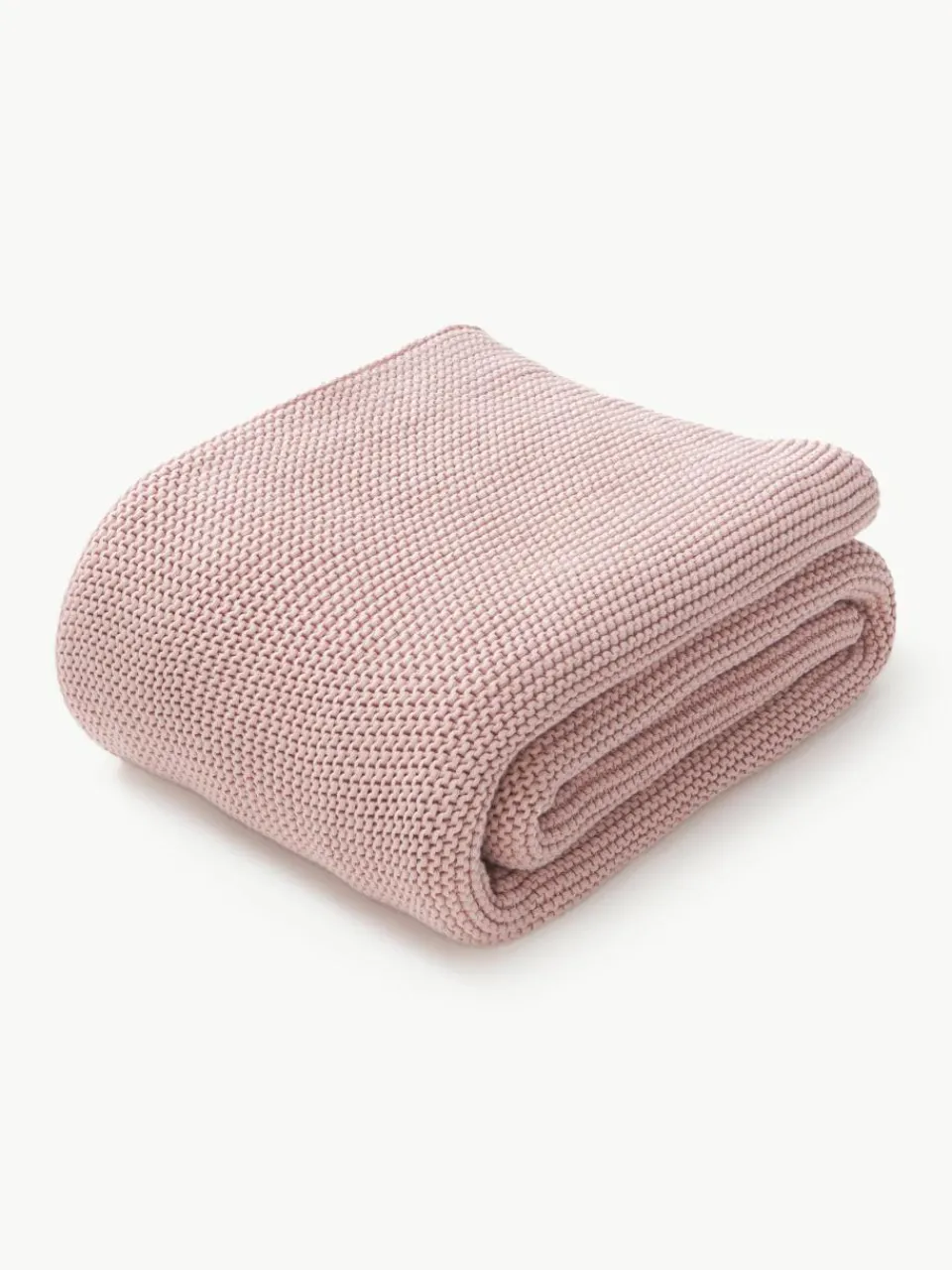 Gebreide plaid Adalyn van biokatoen^Westwing Collection Fashion