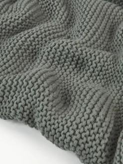 Gebreide plaid Adalyn van biokatoen^Westwing Collection Hot
