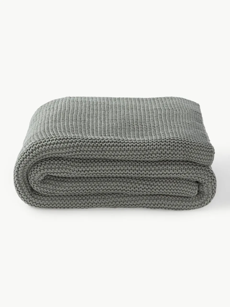Gebreide plaid Adalyn van biokatoen^Westwing Collection Hot