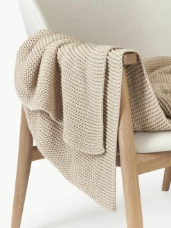 Gebreide plaid Adalyn van biokatoen^Westwing Collection Fashion