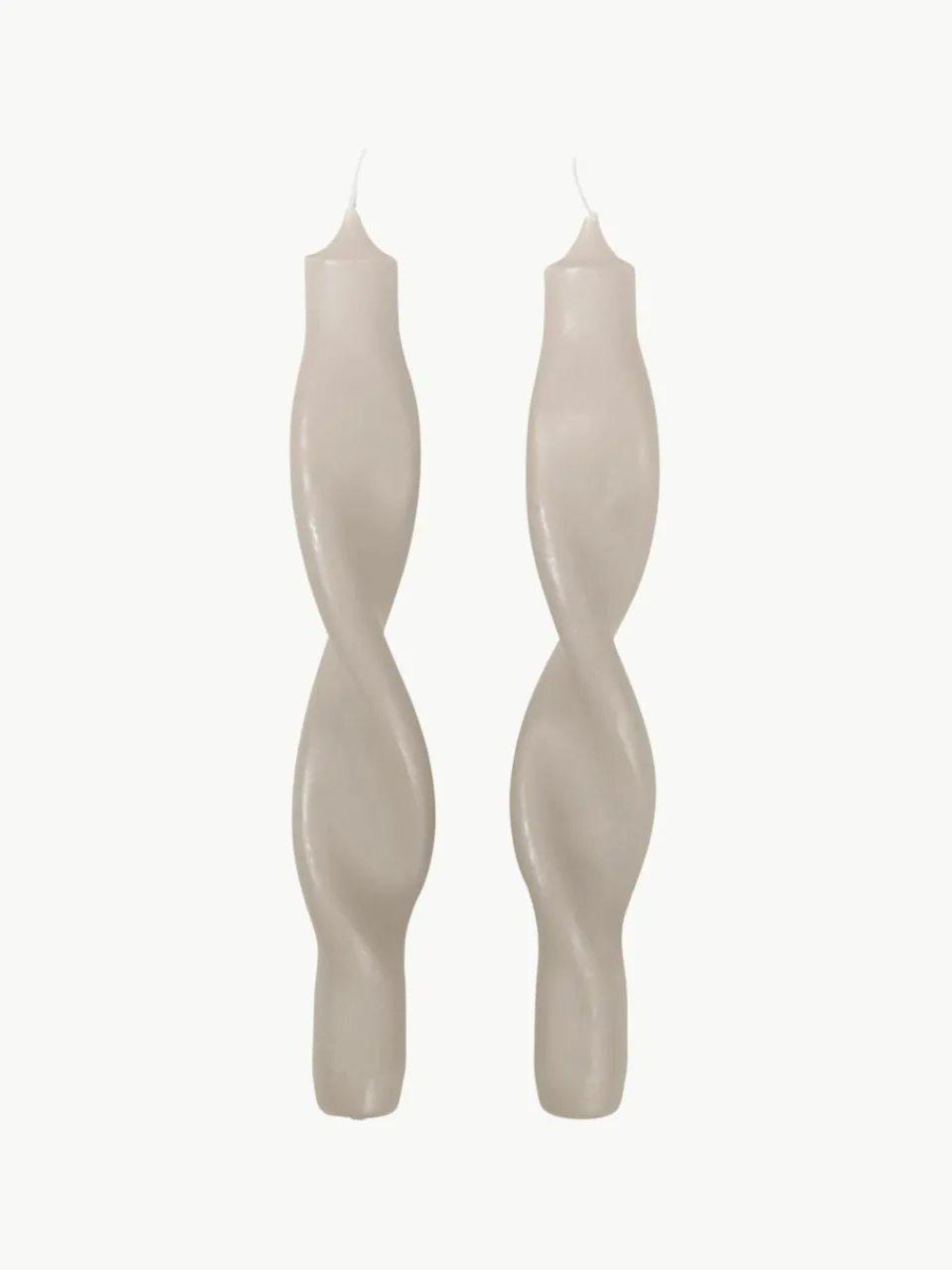 Gedraaide kaarsen Twist, 2 stuks^Broste Copenhagen Outlet