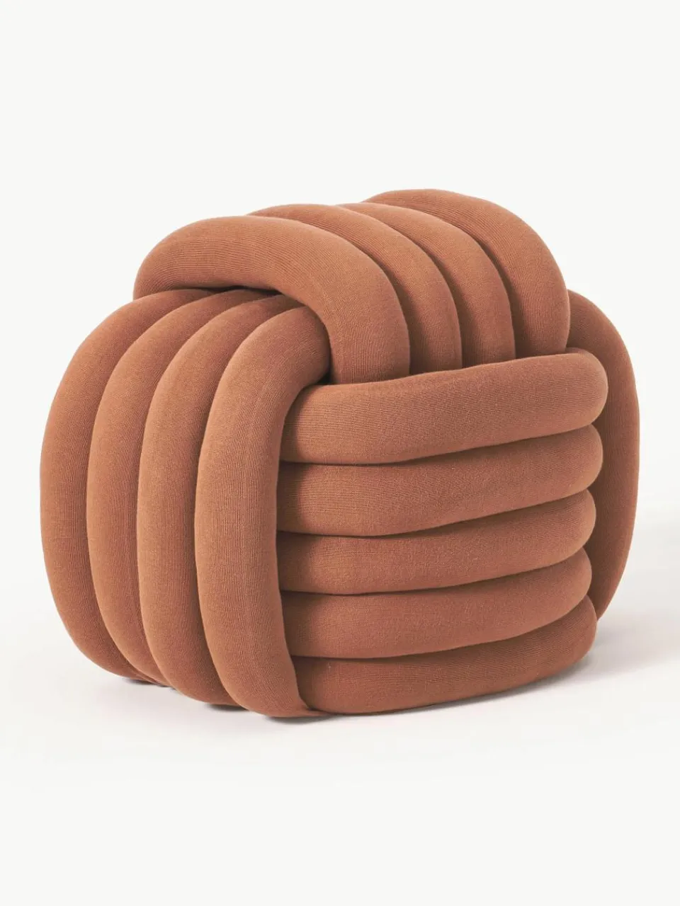 Geknoopte poef Twist^Westwing Collection Clearance